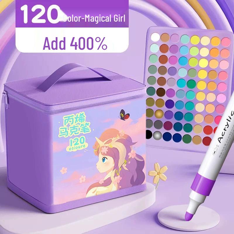 Акриловый маркер - Смываемый, Не растекающийся, Быстросохнущий, Наслаиваемый, Водостойкий маркер для искусства и школы.