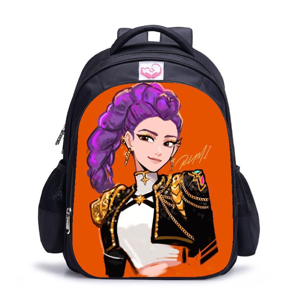 Повседневная сумка через плечо с рисунком из мультфильма для учеников младших классов средней школы, рюкзаки большой вместимости