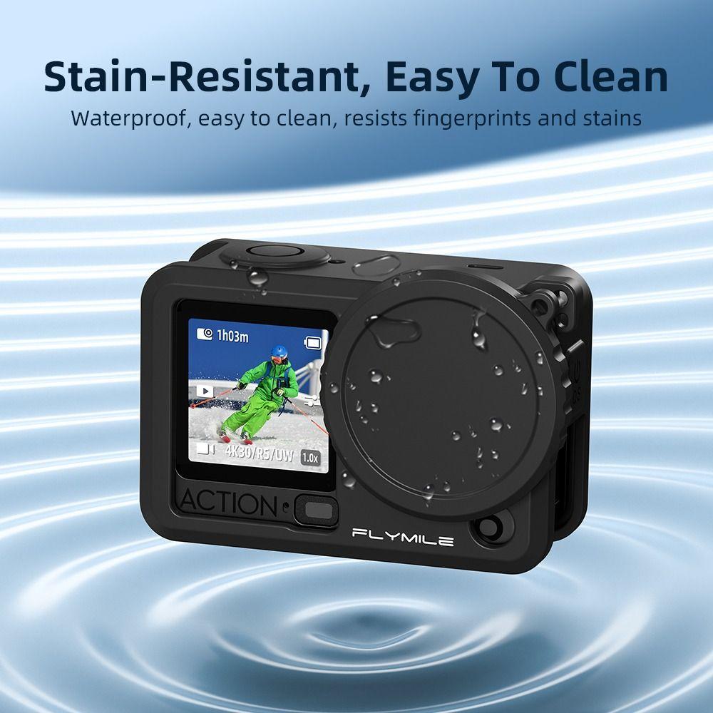 Anti-Scratch Camera Protector Silicone Lens Cap for DJI Osmo Action 6 Action Camera Accessories