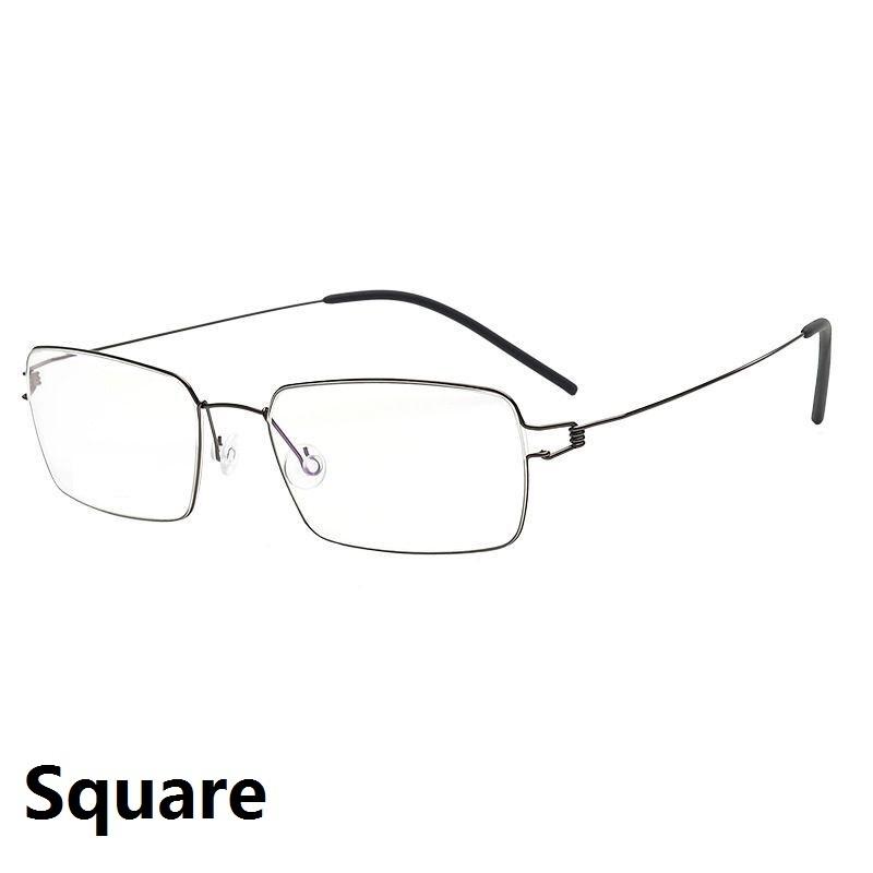 Denmark Brand Air Titanium Glasses Frames Men Thin Rim Screwless Eyewear Eyeglasses Women Morten Round Square Oval Korean Design