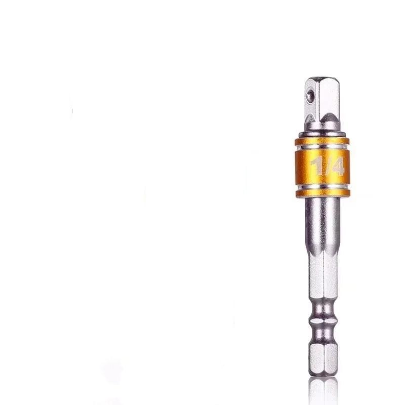 1 шт. Адаптер для торцевой головки дрели Удлинитель для ударной дрели Адаптер для торцевой головки 1/4 3/8 1/2 Размер Шестигранный хвостовик Квадратная головка Насадка для дрели