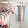 Magic Multi-Port Support Hangers For Clothes Space Saving Drying Rack Multifunction Plastic Wardrobe Organizer Clothes Rack