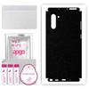 apgo Protective Skin Sticker for the Back+sides Compatible with Samsung Galaxy Note 10 5G, Full Wrap Film, Foil, Vinyl - Pattern Matte Black