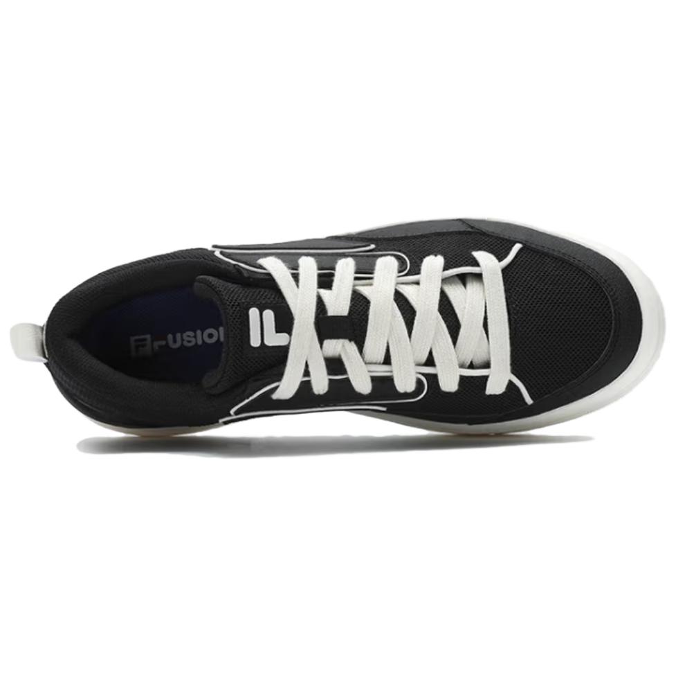 Fila Fusion Мужские низкие кеды для скейтбординга, ретро, удобные, прочные, черные с белым, T12M422307FBG