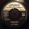 7inch Record ROY ORBISON - Crawling Back HLU10000 London Records, 1965 UK Rock Used