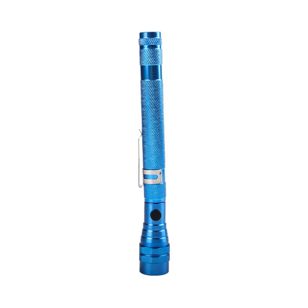 Dual Magnet LED Antenna Light Telescopic Stretching Flexible LED Flashlight Corner Picking