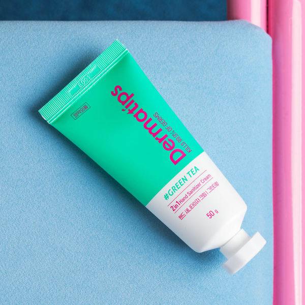 Dermatips Save My Hand Sanitizer Cream 50 G Green Tea Scent