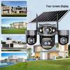 Solar 4G Outdoor HD Smart Surveillance Camera with Alarm and Recording