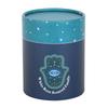 Something Different Hand of Hamsa White Rose Crystal Candle