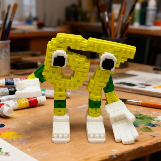 3D-печать 67 Фигурка Шесть Семь Коллекционная фигурка Мультяшный номер Украшение Орнамент для рабочего стола дома и офиса Подарок для фанатов