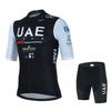 UAE Team Men's Cycling Clothing Uniform Set Breathable Anti-UV Bike Wear Short Sleeve Maillot Ciclismo Hombre