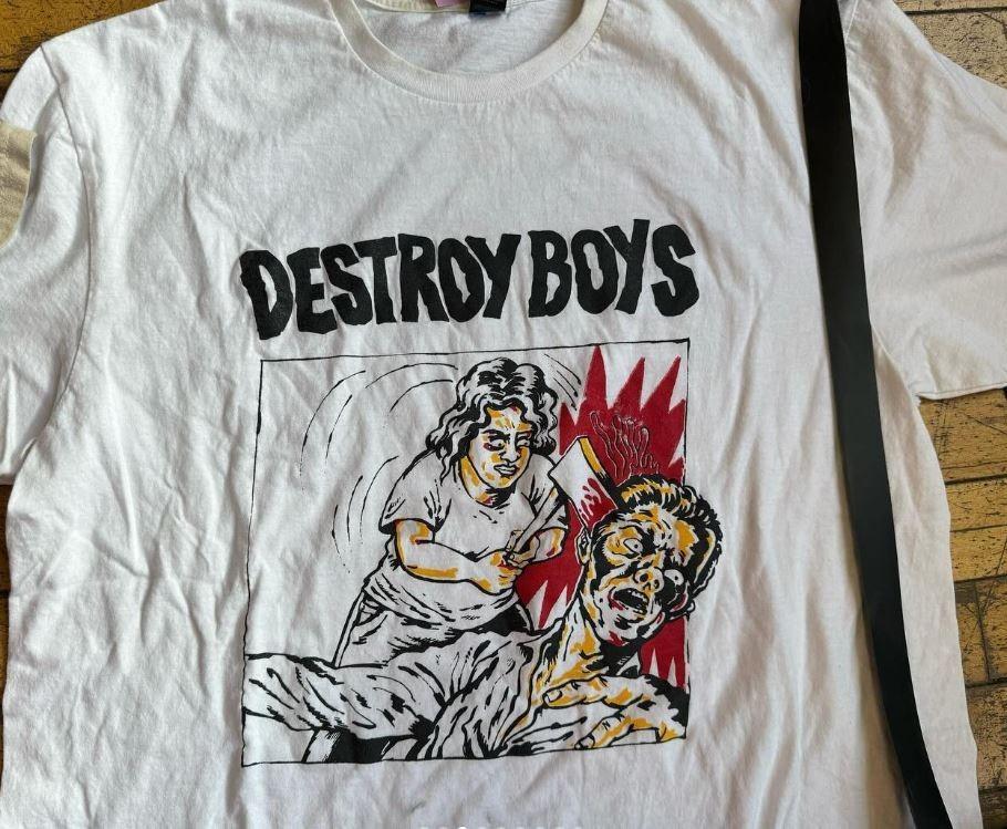 Vintage Destroy Boys Band Tshirt Short Sleeve All Size S to 5XL NZL033 Unisex T-Shirt