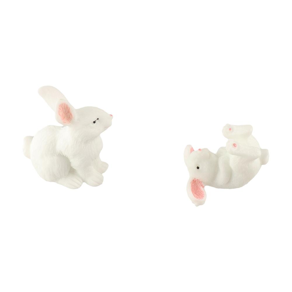 Миниатюрные смоляные украшения для дома, сделай сам, фигурки животных, пасхальные миниатюры, принадлежности для сказочного сада