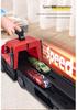 Ejector Folding Track Car Storage Toy: Engineering Transport Racing Car for Kids