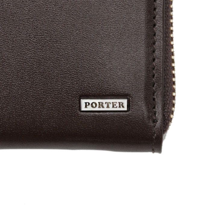 Porter Sheen Coin Pass & Case, Brown, 110-02929