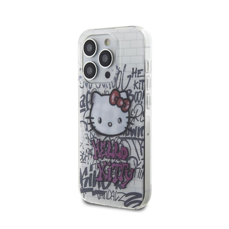 Hello Kitty Iml Kitty On Bricks Graffiti - Etui Iphone 14 Pro Max (Biały)