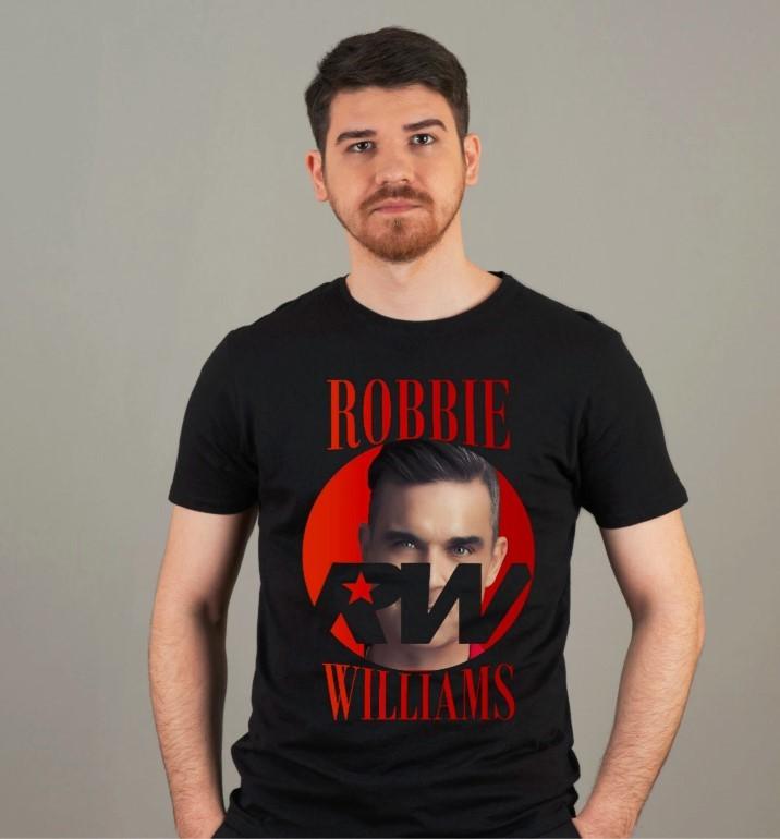 Robbie Williams T-Shirt Live Tour 2025 Gig Concert Men Women Unisex T-Shirt