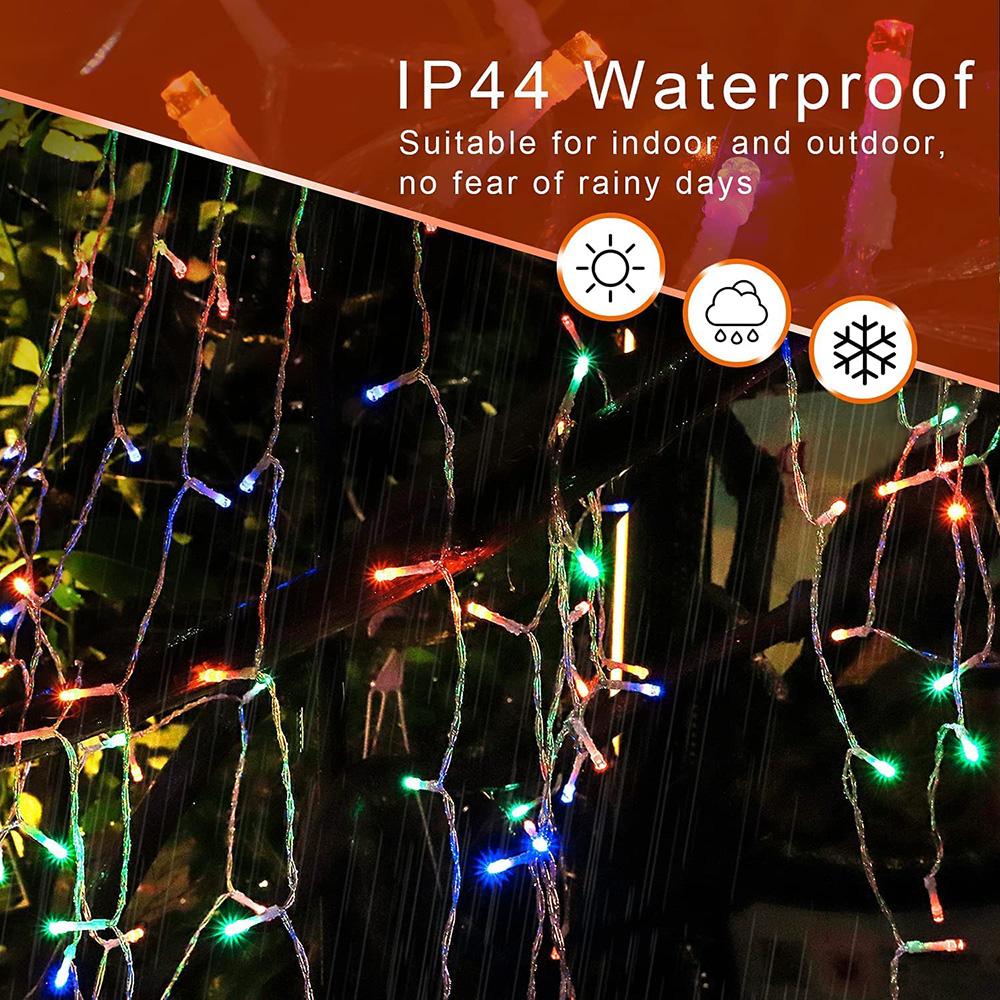 USB remote control star waterfall lamp shops and shopping malls wedding waterproof decorative lights festive atmosphere lamp