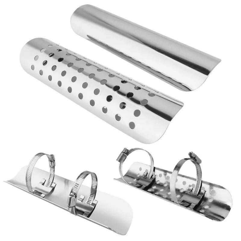 Высококачественные защитные теплозащитные экраны для мотоцикла, металлический глушитель, крышка трубы, подходит для Harley Custom Chopper Cruiser, мотозапчасти