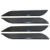 4pc Carbon Fiber Side Door Push Handle Decoration Cover Trims For 12-up Tesla S