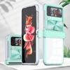 Прозрачный складной чехол для мобильного телефона с push-окном для ПК Samsung Galaxy Z Flip 4 5g Fold4 Z Flip4 противоударный чехол для Samsung Z Fold4