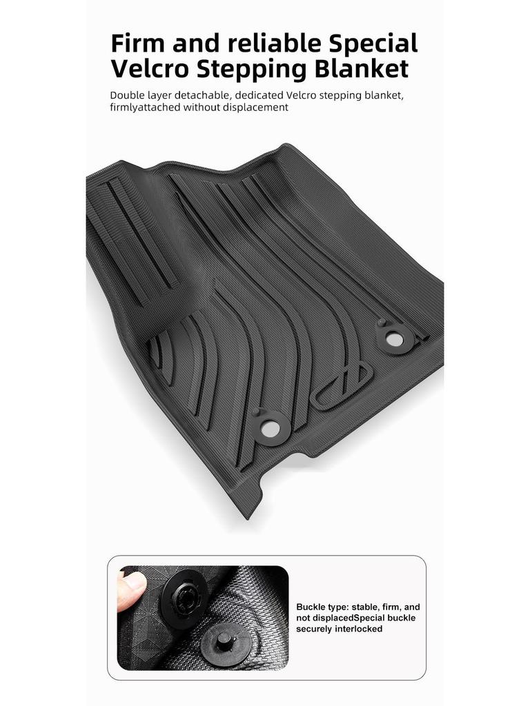 Eco-friendly TPE Mats for 2014-2021 Toyota Tundra: Floor, Bed, and Trunk Options