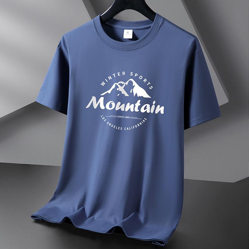 Мужская футболка Takayama с короткими рукавами из чистого хлопка, 10 цветов, S-6XL