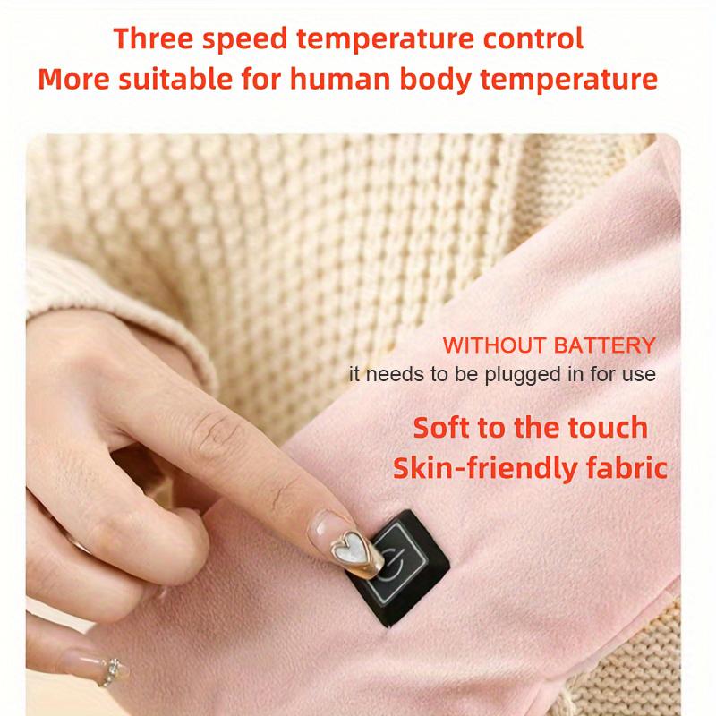 Heating Scarf Men’s Women Winter Warm Heated Scarf 3-stage Electric Heating Scarf for Winter Outdoor Camping Hiking Skiing