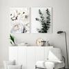 White Roses Modern Eucalyptus Branc Posters and Prints Cuadros Canvas Painting Wall Art Pictures for Living Room Home Decoration No Frame