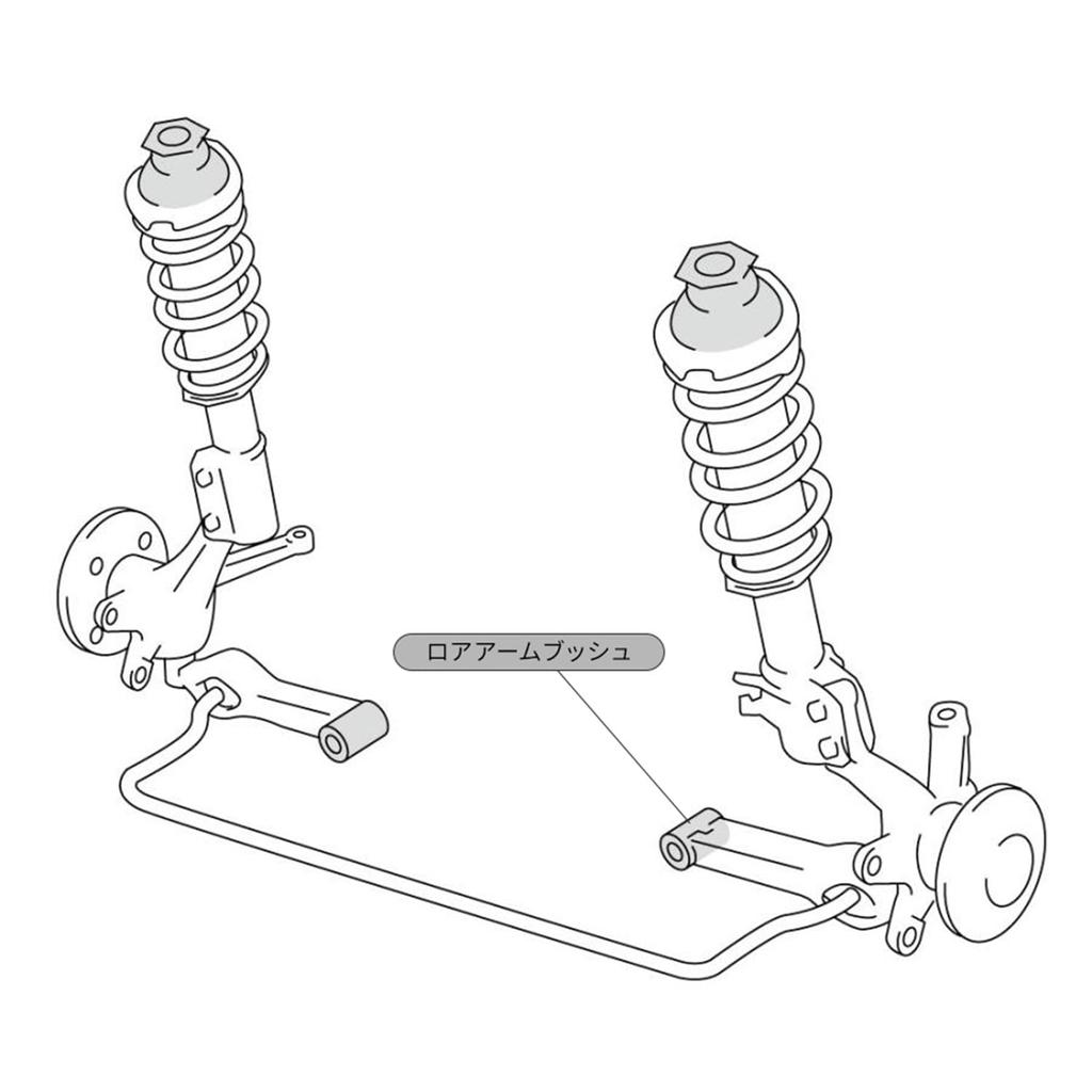 MONSTER SPORT Сайлентблоки передних нижних рычагов для Wagon и Cervo (Армированная резина) Alto, R, Mode, 641500-2000M