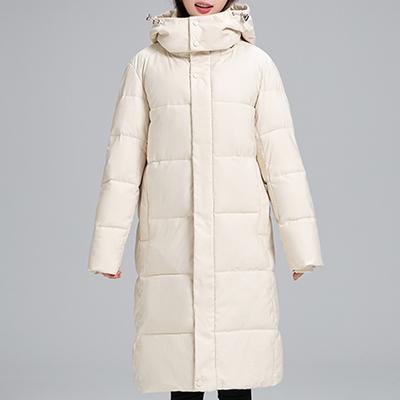 Модные зимние куртки женские длинные пальто с капюшоном элегантные свободные толстые теплые пальто больших размеров женские парки