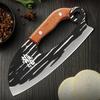 Легкий поварской нож, нож для резки мяса, бытовой нож для нарезки овощей и фруктов, кухонный кованый нож из нержавеющей стали