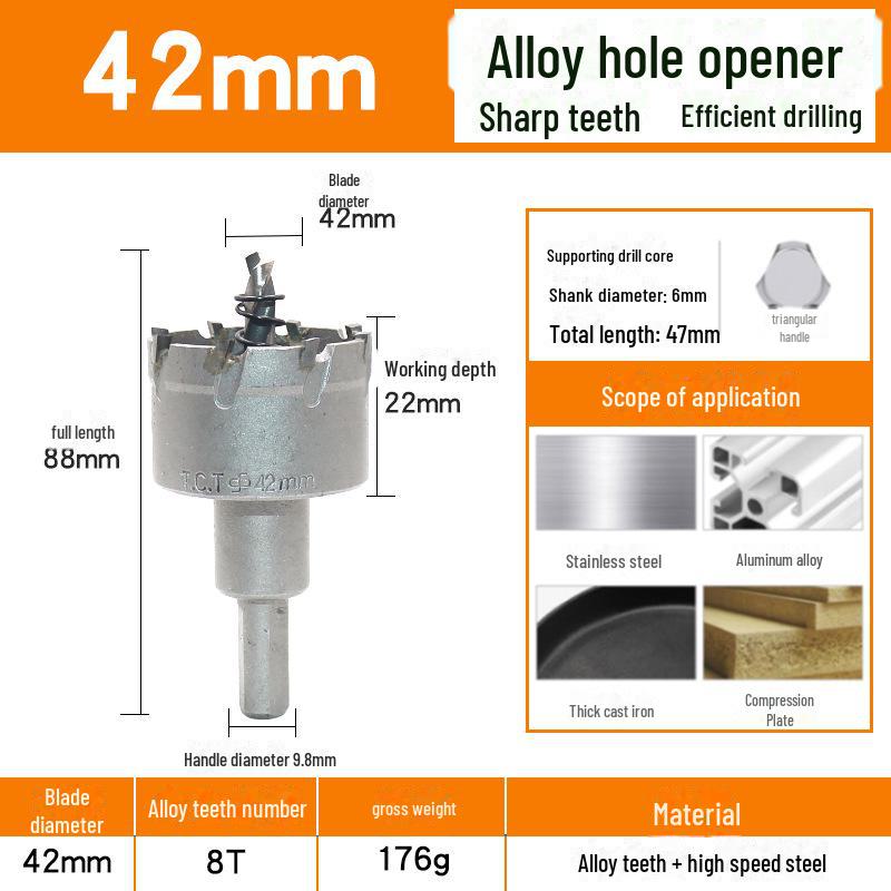 Твердосплавный инструмент для открывания отверстий по металлу: Сверлильный риммер из нержавеющей стали, меди и алюминиевого сплава