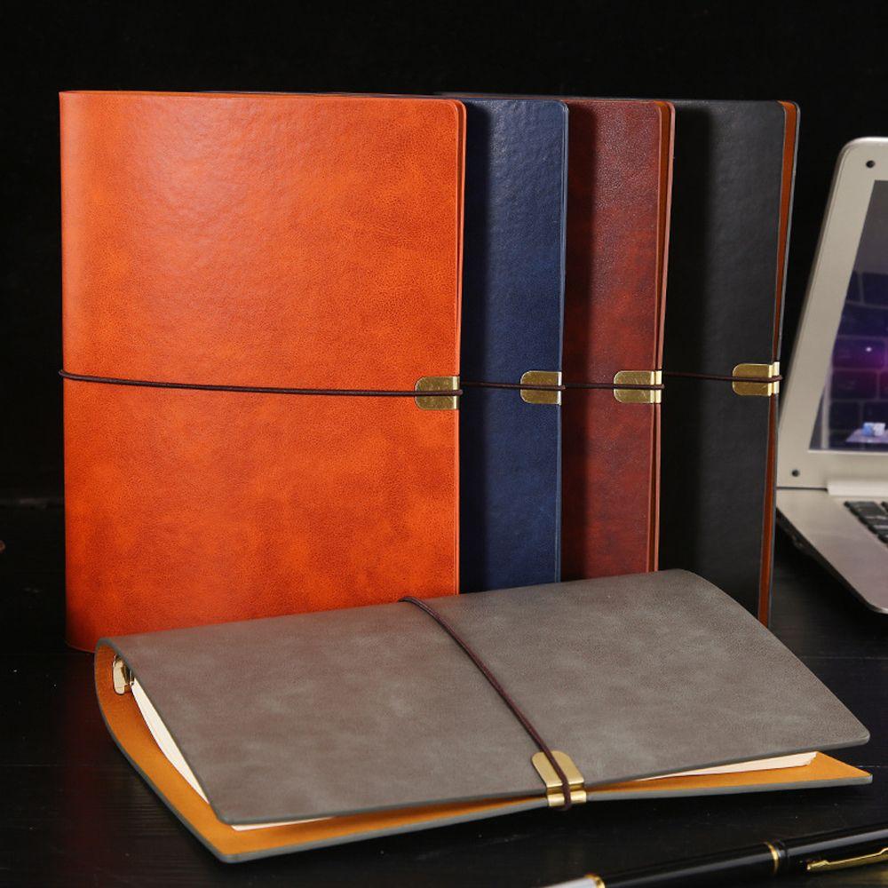 Органайзер расписаний Список Еженедельный Кожаный Блокнот на резинке Блокнот Канцелярские принадлежности На кольцах