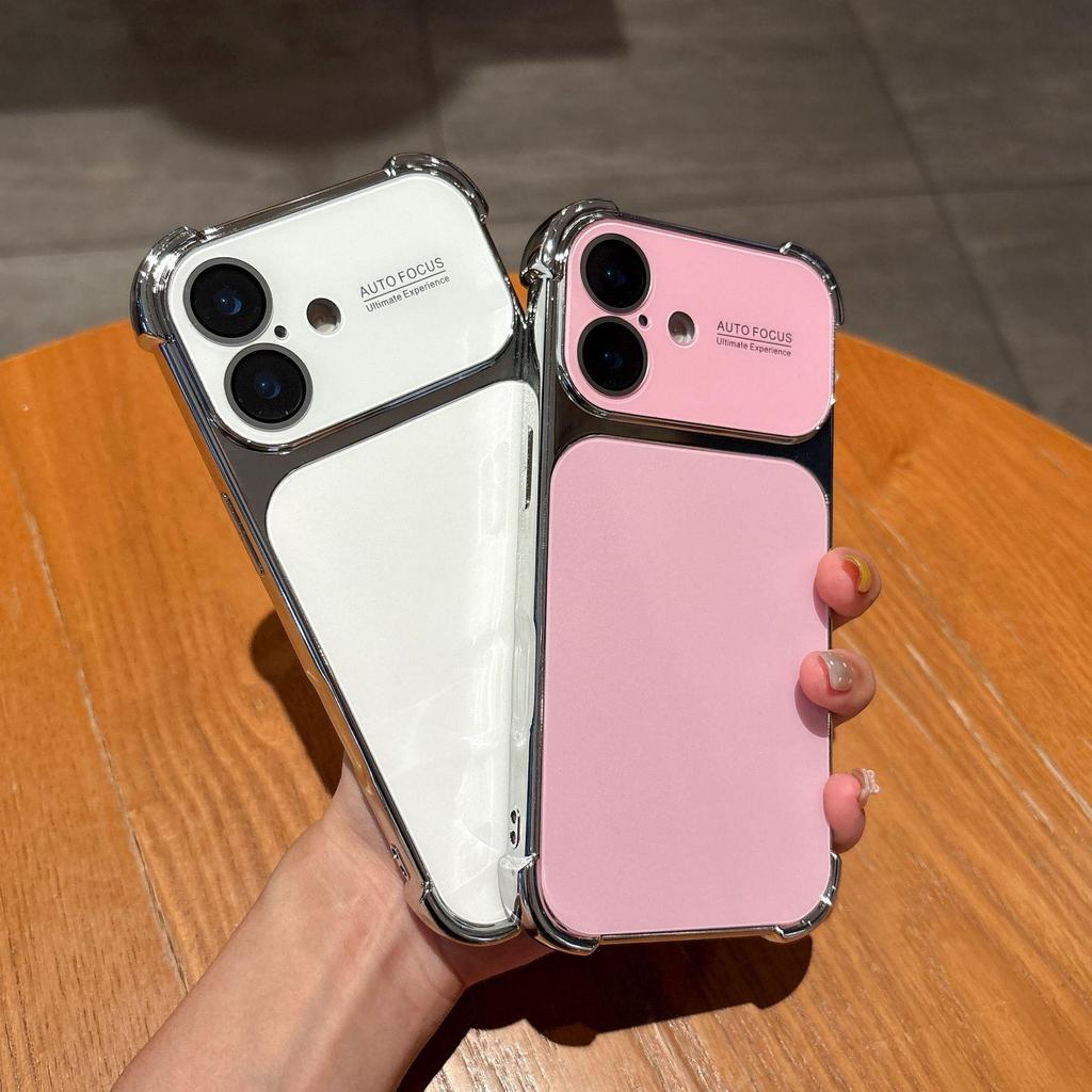 Чехол для iPhone 17 Pro Max: Защита от падений по углам, Гальваническое покрытие, Превращает iPhone 16 в 17