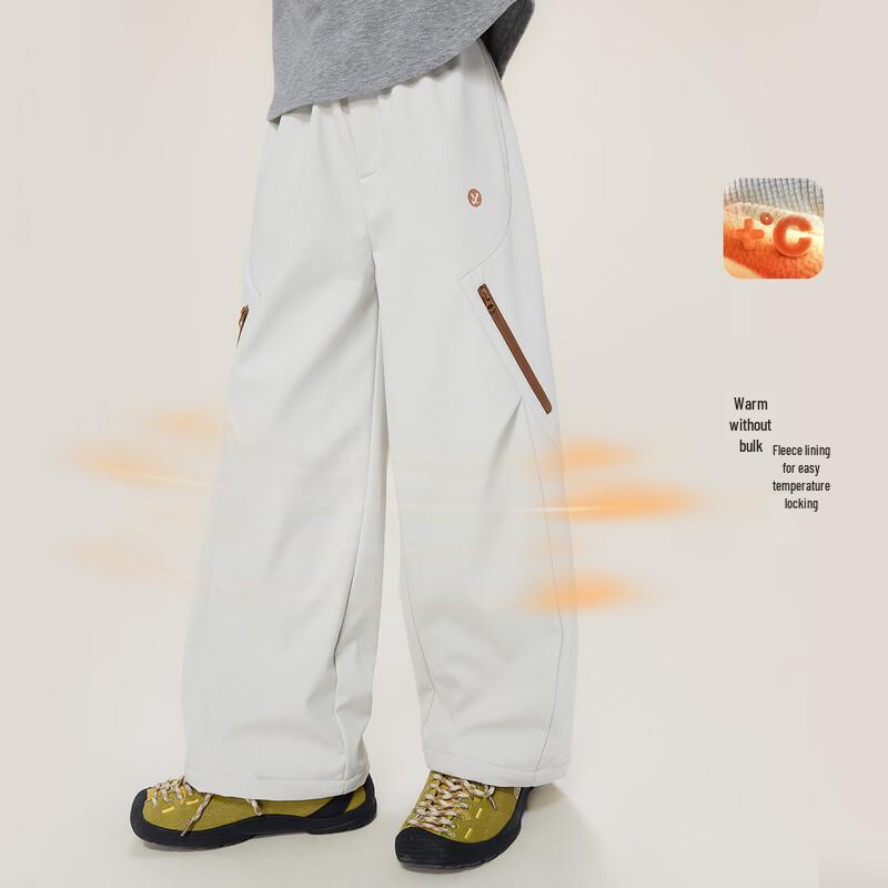 Girls' Fleece-Lined Outdoor Softshell Pants
