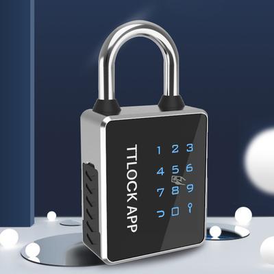 Электронный интеллектуальный дверной замок Биометрический замок с отпечатками пальцев TUYA/TTLOCK APP Портативный замок без ключа с быстрой разблокировкой и паролем для защиты от кражи