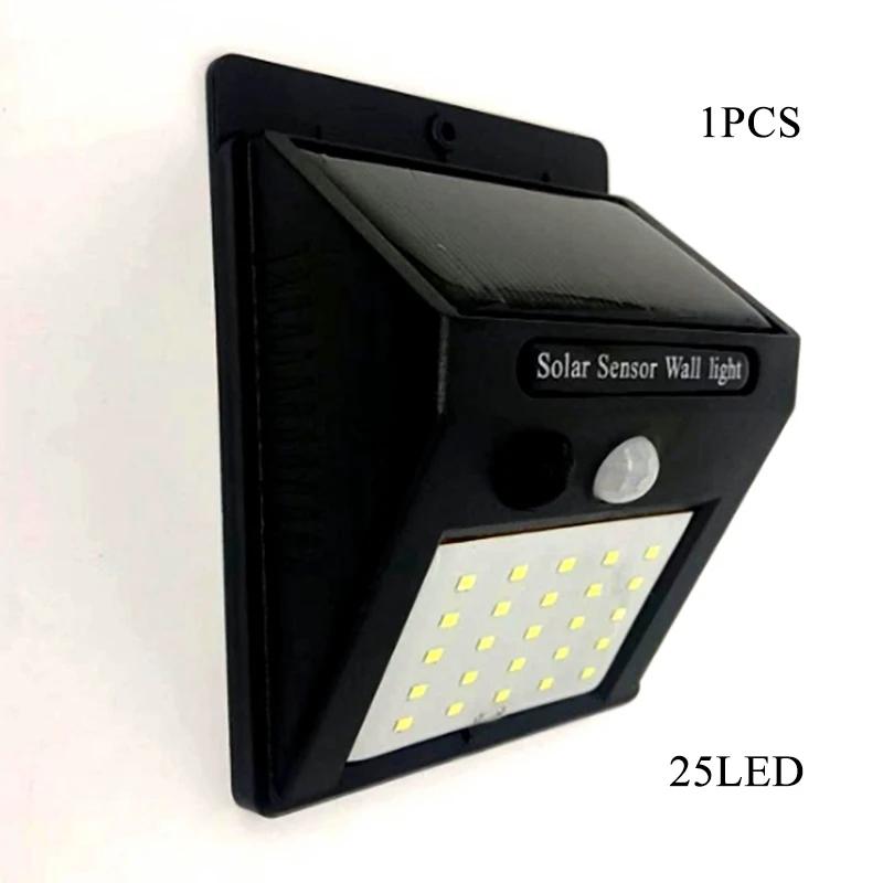 Outdoor Waterproof LED Solar Light Eco-Friendly PIR Motion Sensor Wall Light Solar Powered Street Lamp Yard Garden Decoration