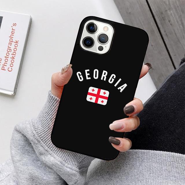 Чехол для телефона с флагом Грузии для iPhone 17 Air 16 15 14 13 12 11 Pro Max Plus Max Cover Shell coque