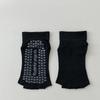 Five Toes Yoga Socks Women Silicone Non-slip Indoor Workout Dance Sports Socks Solid Color Cotton Toeless Fitness Pilates Socks