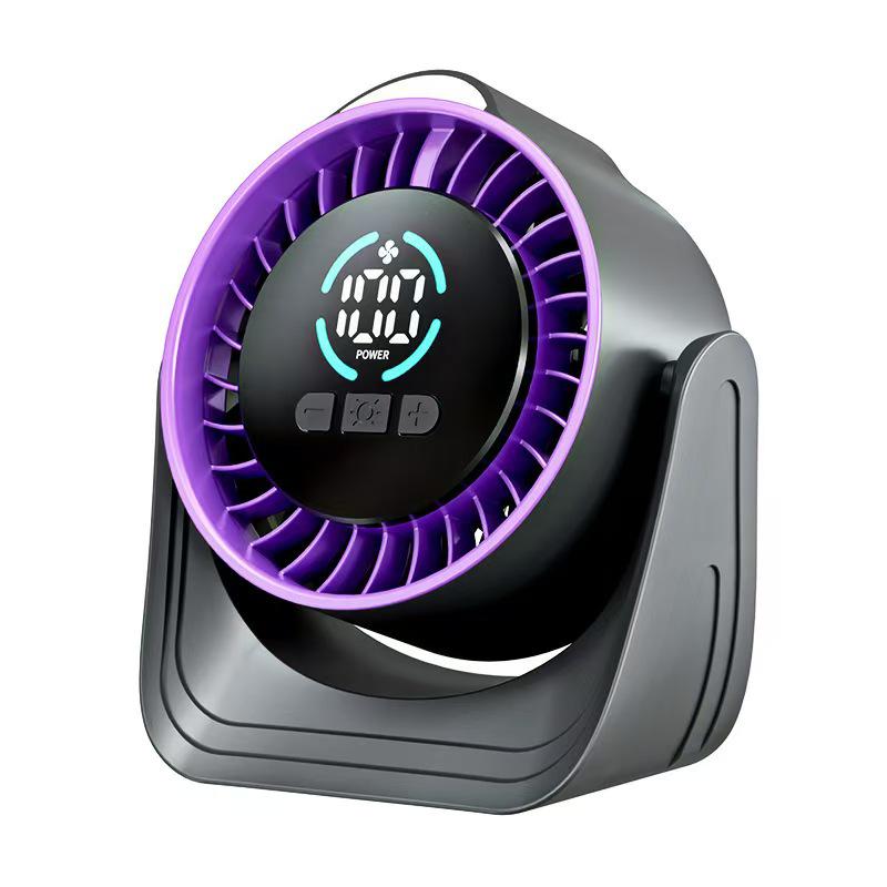 2026 USB Rechargeable Portable Desktop Fan - Long Battery Life, Small Size, Perfect for Student Dorms