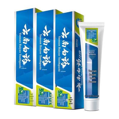 Зубная паста Yunnan Baiyao с мятой, 3 шт.