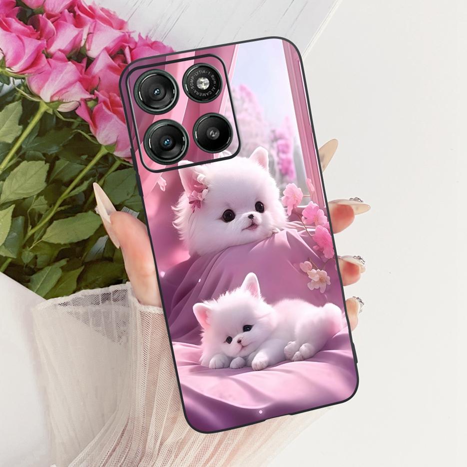 For Motorola Moto G57 Power Case XT2537-5 Cool Lion Dragon Painted Cover Soft TPU Phone Cases For Motorola Moto G67 Power Fundas