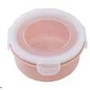 Mini Size Home Round Plastic Refrigerator Crisper Kitchen Food Storage Sealed Box Lunch Grains Tank Sorting Container