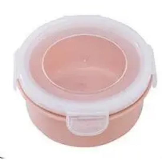 Mini Size Home Round Plastic Refrigerator Crisper Kitchen Food Storage Sealed Box Lunch Grains Tank Sorting Container