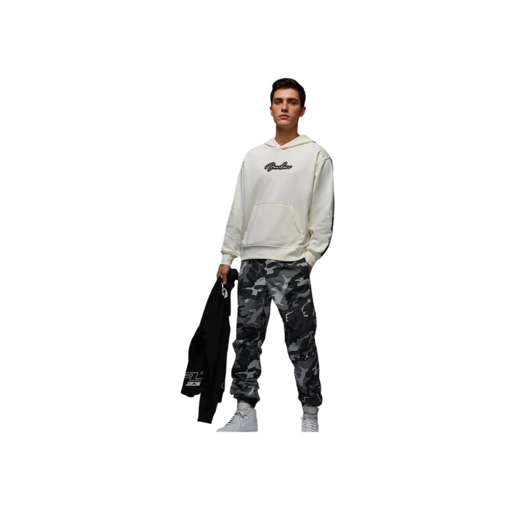 Jordan Худи пуловер вязаный с логотипом Mvp Fw24 с длинным рукавом мужской свитшот белый HV9225133