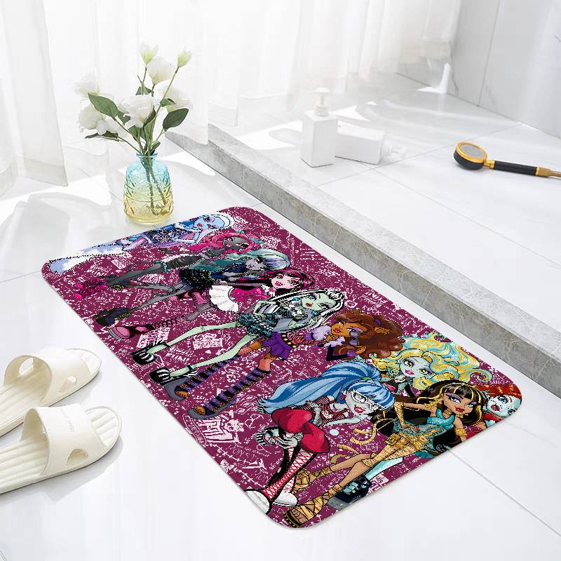 Anime-E-MonsterS Floor Mats Home Laundry Rug Carpet For Living Room Decor Lounge Area Anti-slip Foot Mat Entrance Doormat