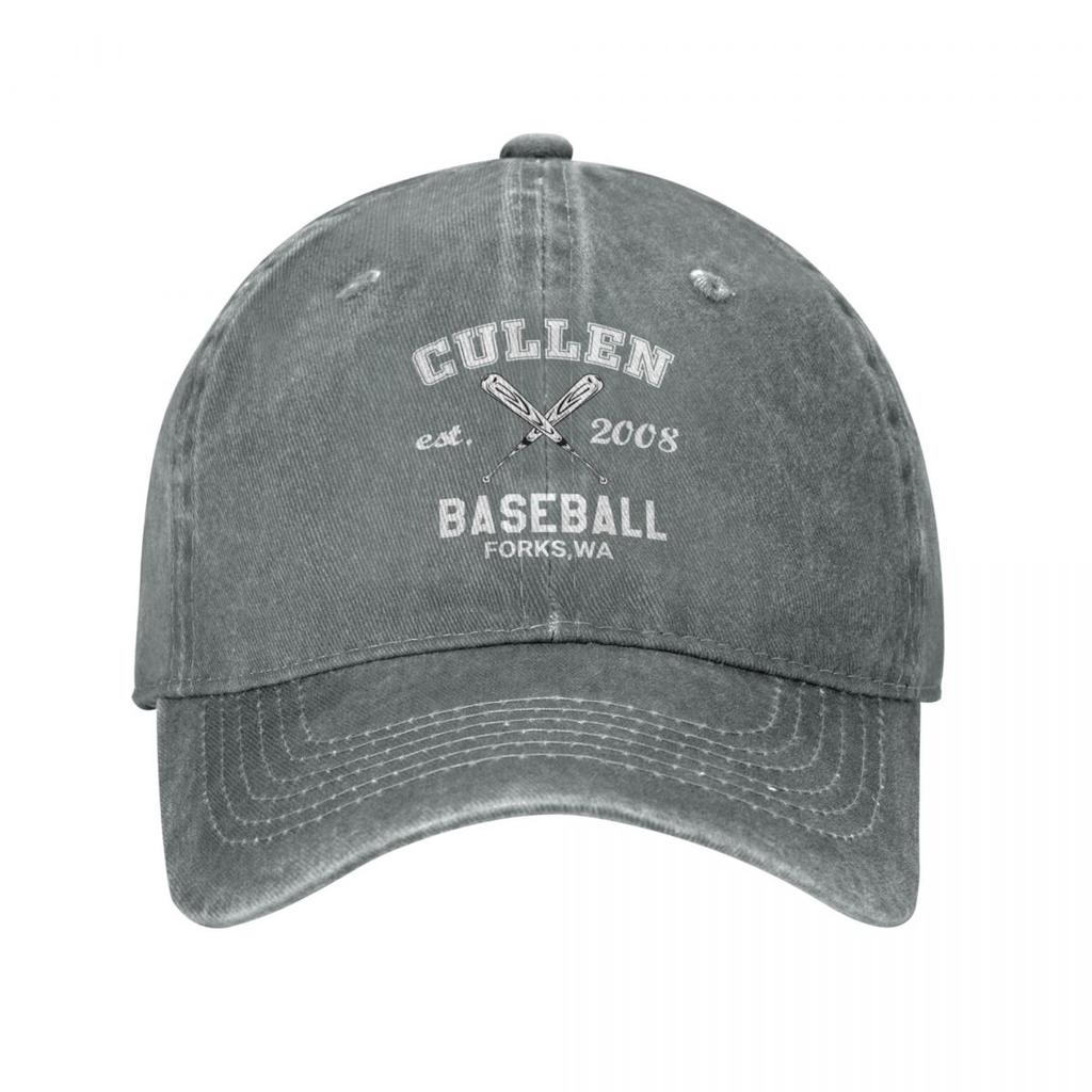 Бейсболка Cullen Baseball Twilight Мужская Женская Бейсболка Потертый Деним Выстиранные Шляпы Кепка Винтажная Уличная Дорожная Подарок Головной убор