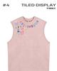 Hipanda Panda American High Street Graffiti Design Loose Tank Top
