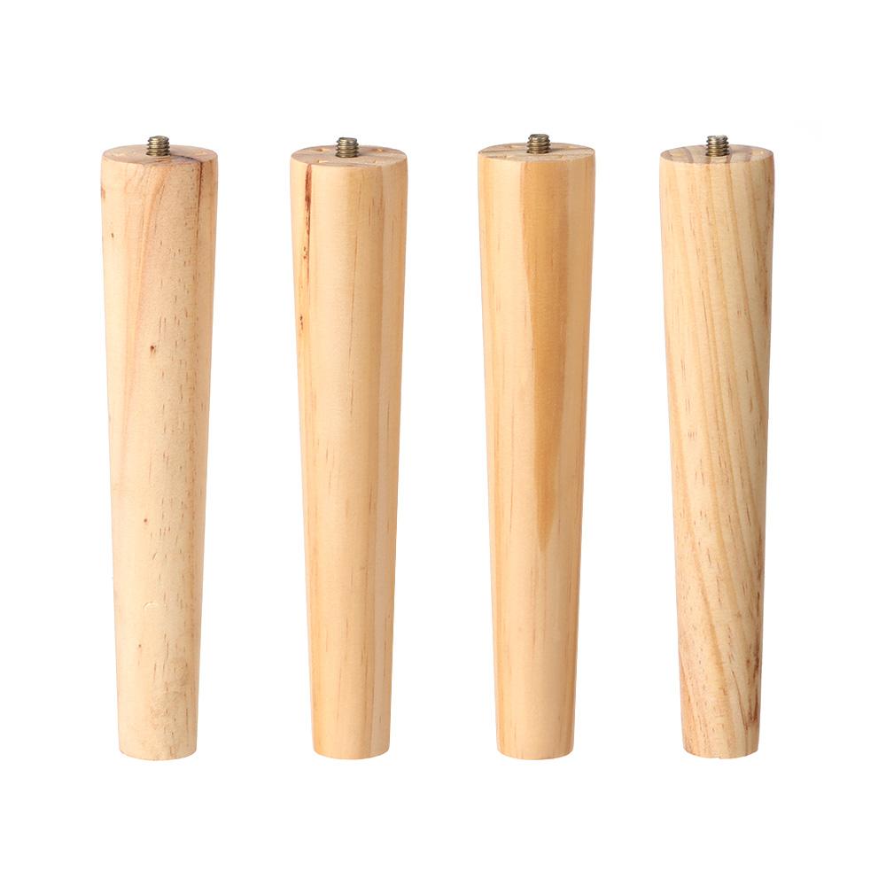Desk Sofa Chair Tapered Feet Wooden Furniture Legs Furniture Accessories Nightstand Storage Box Leg